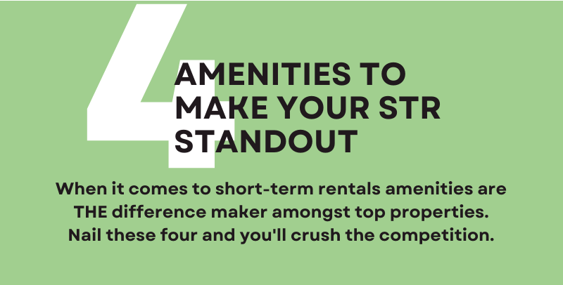 Top Amenities for Your Short Term Rental